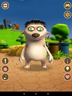 Talking Hedgehog android App screenshot 1